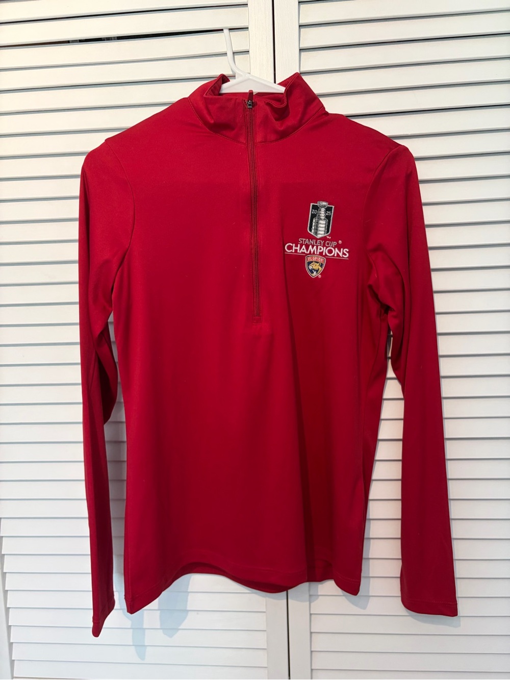 Fanatics Red Pullover with Black Logo